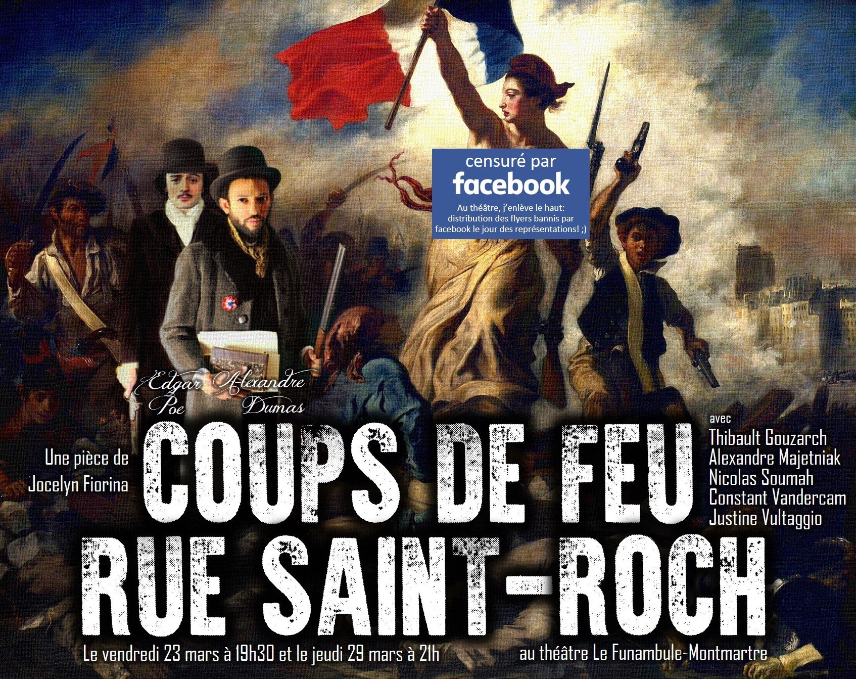 Facebook цензурира La Liberté guidant le peuple