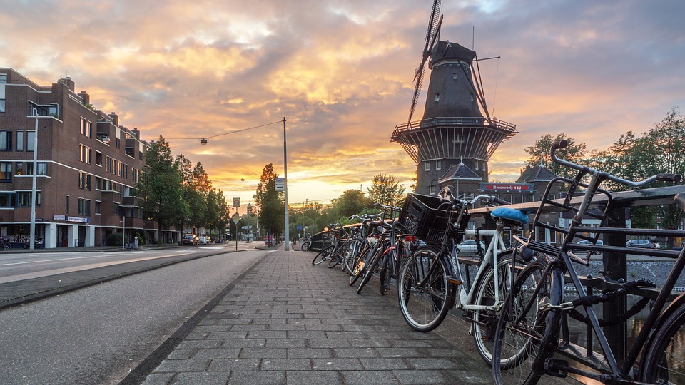Βόλτα με ποδήλατα στο Αμστερνταμ 