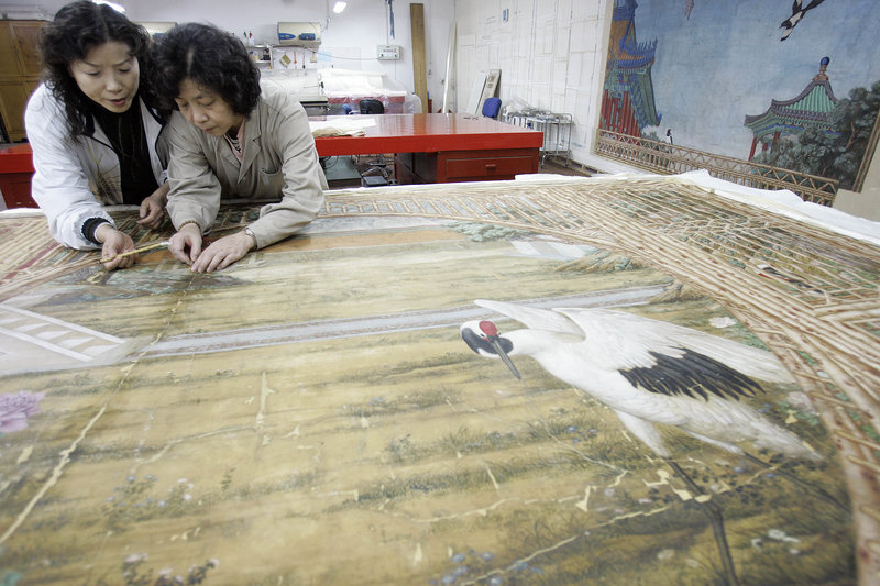 Μία απόψη από τα εκθέματα του Μουσείο στο Πεκίνο μέσα από τις φωτογραφίες του apimages