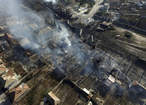 Αποτέλεσμα εικόνας για έκρηξη στην εμπορική αμαξοστοιχία στη Βουλγαρία