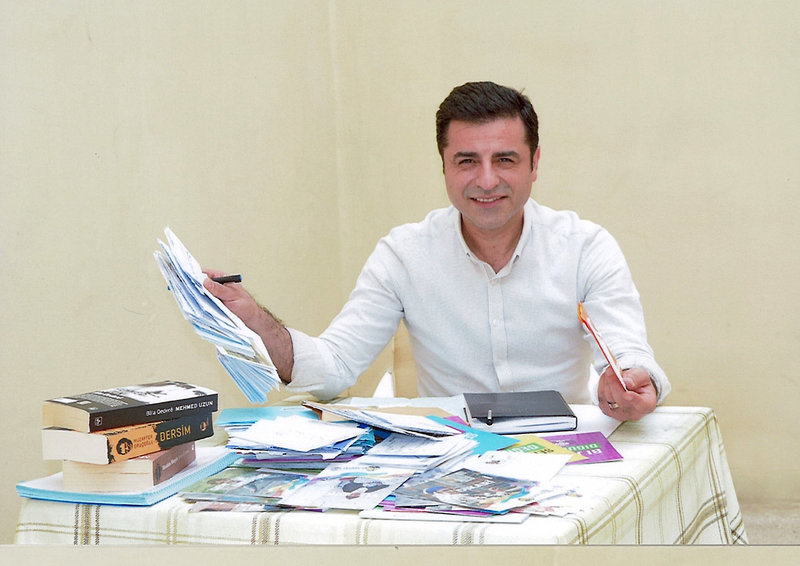 Ο ηγέτης του φιλοκουρδικού HDP, Σελαχατίν Ντεμιρτάς (Φωτογραφία: ΑΡ) 