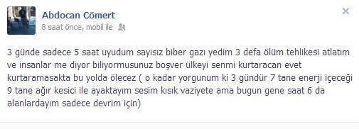Τι έγραψε στο facebook o 22χρονος Τούρκος διαδηλωτής λίγες ώρες πριν δολοφονηθεί [εικόνα] | iefimerida.gr 0