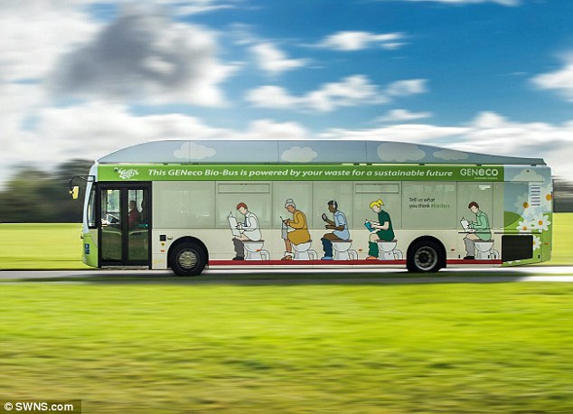 Bio-bus: Λεωφορείο που κινείται με ανθρώπινα απόβλητα 