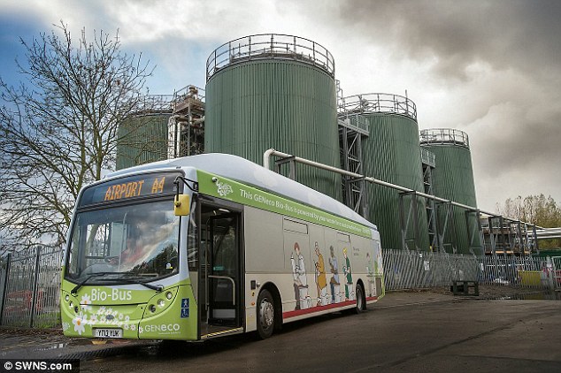 Bio-bus: Λεωφορείο που κινείται με ανθρώπινα απόβλητα 