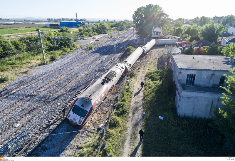 Πόρισμα: Η υψηλή ταχύτητα φταίει για το δυστύχημα με το τρένο στο Αδενδρο ektrox8