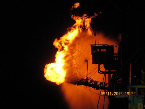Η πρώτη φλόγα του φυσικού αερίου στην Κύπρο [ΒΙΝΤΕΟ & ΦΩΤΟ]