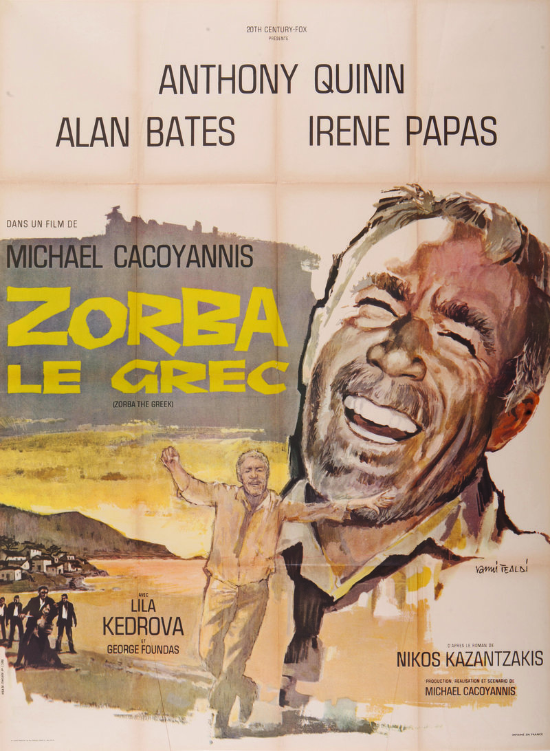 Η ταινία «Ζορμπάς» από το ομώνυμο βιβλίο του Ν. Καζαντζάκη/ Φωτογραφία ΑΠΕ ΜΠΕ