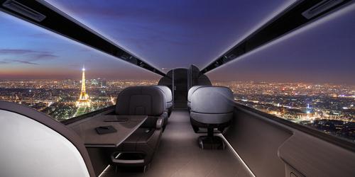 Τα αεροπλάνα του μέλλοντος -Χωρίς παράθυρα, αλλά με πανοραμική θέα στον ατελείωτο ουρανό