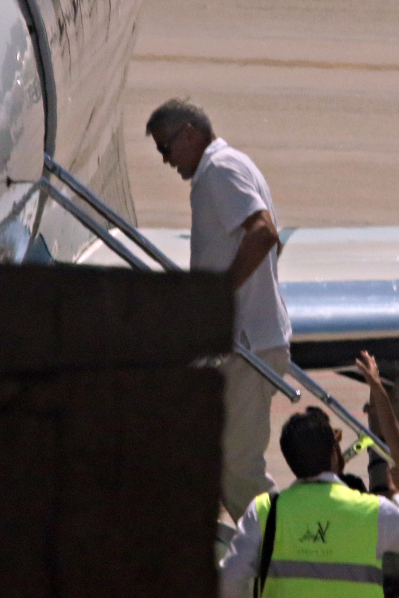 «Μπήκε ο ήλιος στα μάτια μου. Δεν έβλεπα τίποτα» δήλωσε ο 65χρονος που έπεσε πάνω στον Τζορτζ Κλούνεϊ