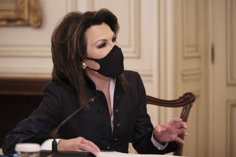 Κυριάκος Μητσοτάκης Γιάννα Αγγελοπούλου Ελλάδα 2021