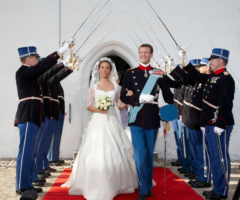 Ο γάμος του πρίγκιπα Γιοακίμ με την Μαρί. Φωτογραφία: AP