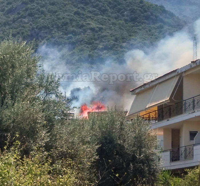 Μεγάλη φωτιά στα Καμένα Βούρλα -Καίει πευκοδάσος, απειλεί σπίτια [εικόνες] kamenav