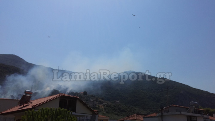 Μεγάλη φωτιά στα Καμένα Βούρλα -Καίει πευκοδάσος, απειλεί σπίτια [εικόνες] kamenav3