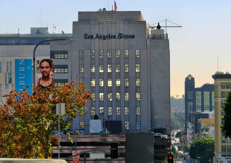 Τα γραφεία της ημερήσιας εφημερίδας Los Angeles Times, που εκδίδεται  από το 1881/ Φωτογραφία:ΑΡ