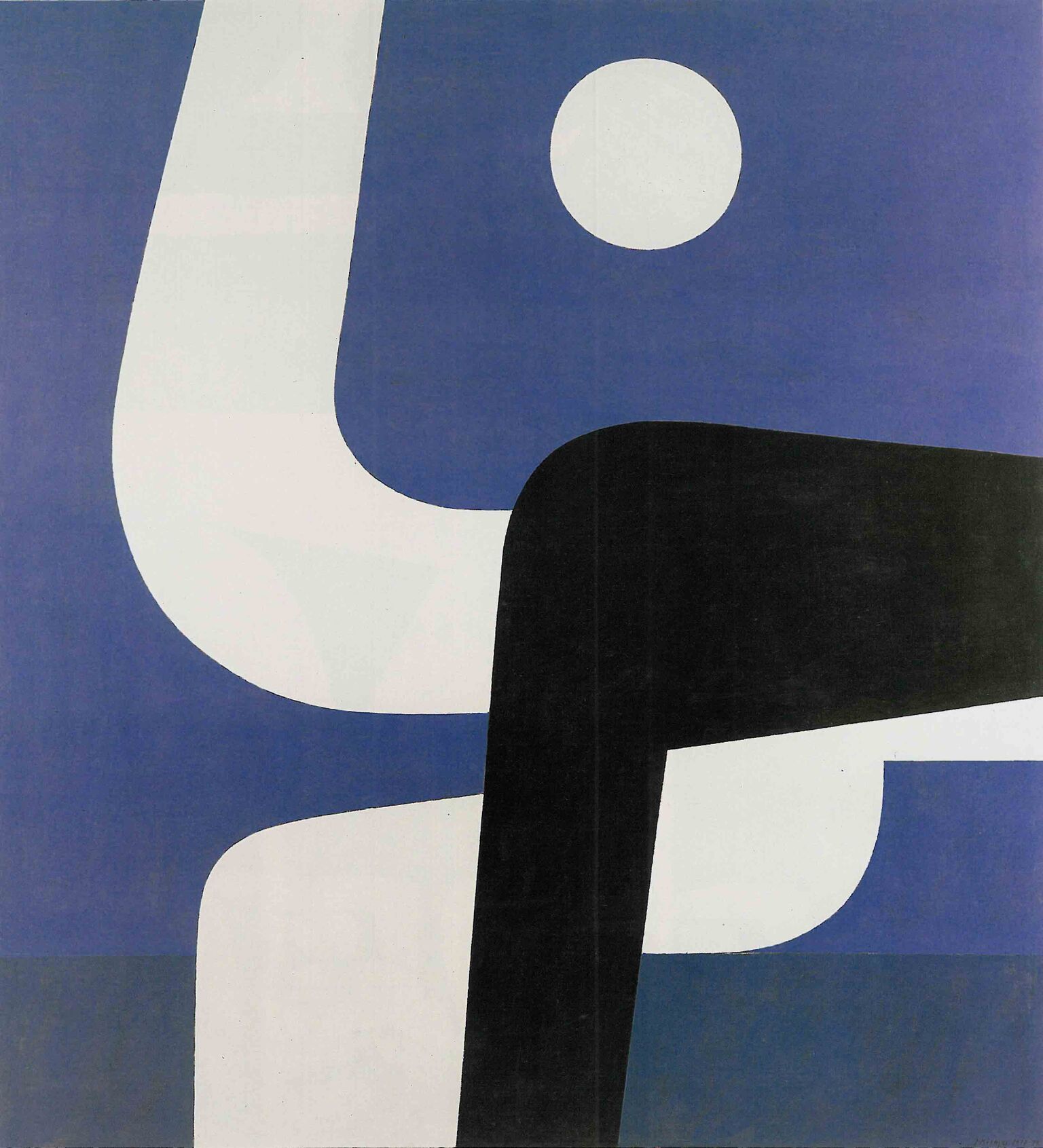 Πανσέληνος, 1977-78, Ακρυλικό σε μουσαμά, Ιδιωτική συλλογή