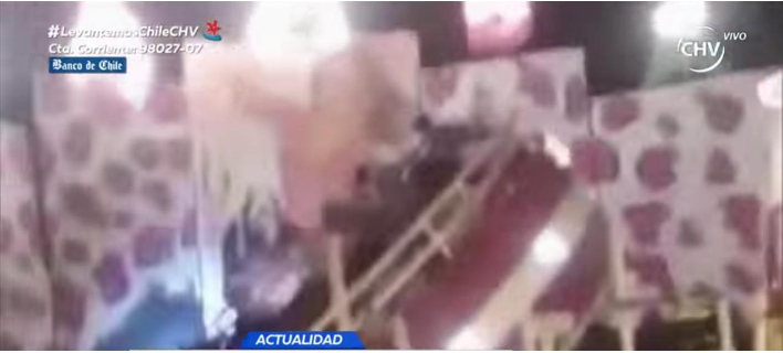 Σκηνές τρόμου σε λούνα παρκ στη Χιλή: Κατέρρευσε περιστρεφόμενη εξέδρα [βίντεο]