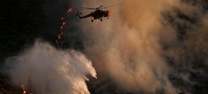 Σε πύρινο κλοιό 10 ελληνικά χωριά -Κάηκαν δύο εκκλησίες/ Φωτογραφία: Nikos Libertas / SOOC/ Αρχείο