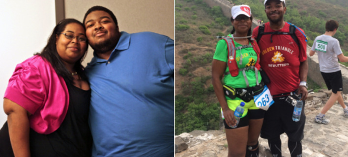 «Ο σύζυγός μου κι εγώ χάσαμε 227 κιλά, απλά τρέχοντας» -Μια απίστευτη ιστορία [εικόνες]