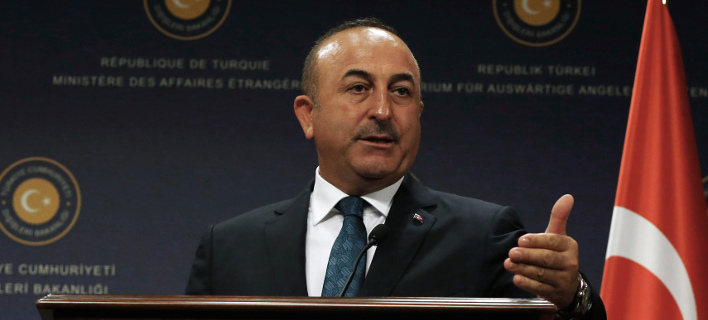 Ο Τούρκος υπουργός Εξωτερικών, Μέβλουτ Τσαβούσογλου (Φωτογραφία: AP Photo/Burhan Ozbilici)
