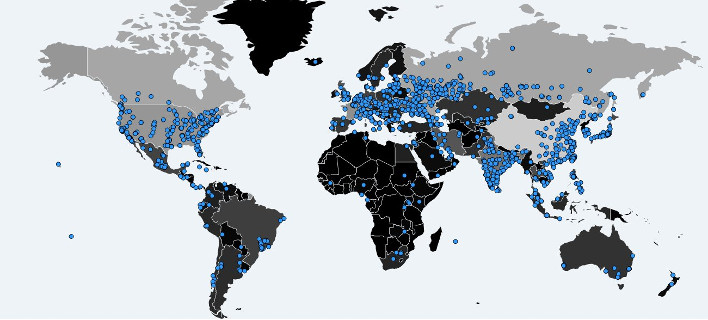 «Κυβερνοπόλεμος»: Στις 99 οι χώρες που «χτύπησαν» οι χάκερ -Πάνω από 100.000 επιθέσεις [χάρτης]