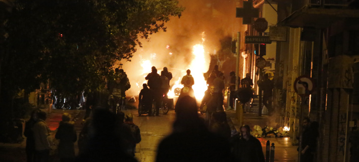 Επεισόδια και βανδαλισμοί στην επέτειο μνήμης του Γρηγορόπουλου