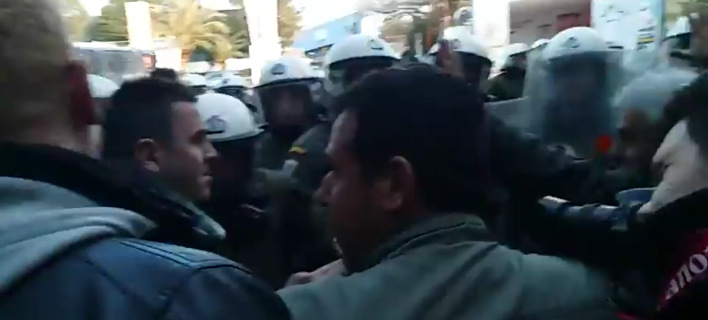 Επεισόδια με αγρότες και αστυνομία στη Θεσσαλονίκη 
