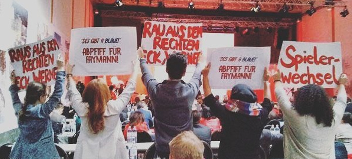 Αυστρία: Φοιτητές γιουχάισαν τον Φάιμαν για το κλείσιμο των συνόρων [εικόνες]