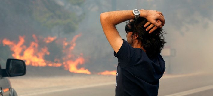 Καταστροφή από τη φωτιά /Φωτογραφία Αρχείου: Intime news