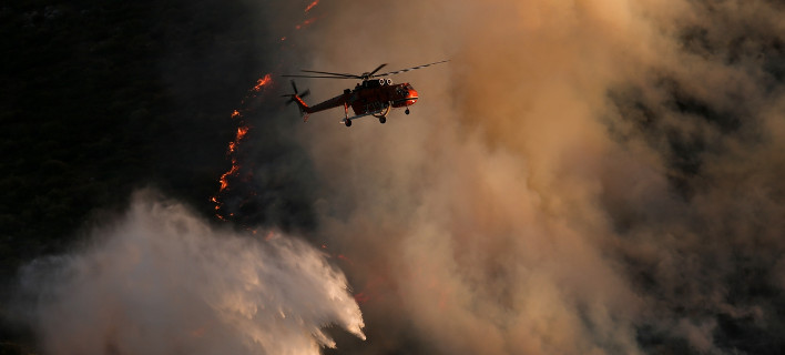 Σε ύφεση η πυρκαγιά στο Μενίδι- Κοντά στη λεωφόρο Τατοΐου