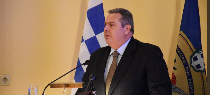 Ο Πάνος Καμμένος στη ΛΑΕΔ, στην εκδήλωση για τα 70 χρόνια των Ειδικών Δυνάμεων/ Φωτογραφία: twitter