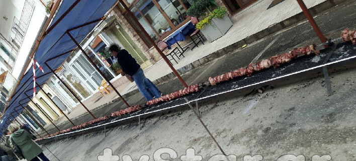 Κοντοσούβλι – γίγας στη Φθιώτιδα: Εφτασε τα 120 μέτρα η σούβλα [εικόνες]