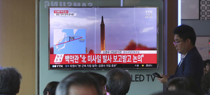 Νέα δοκιμή πυραύλου φέρεται να ετοιμάζει η Β. Κορέα (Φωτογραφία: AP/ Ahn Young-joon)