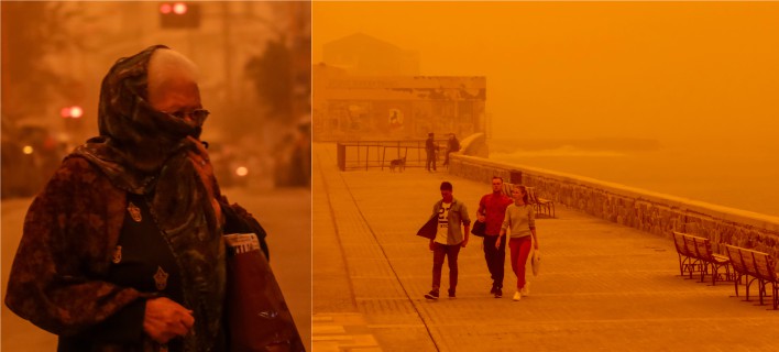 Η αφρικανική σκόνη επιστρέφει στην Κρήτη -Κλείνουν σχολεία