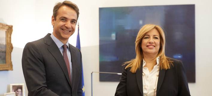 Συγχαρητήρια Μητσοτάκη στην Φώφη: Προσβλέπω πάντα στην ειλικρινή συνεννόησή μας