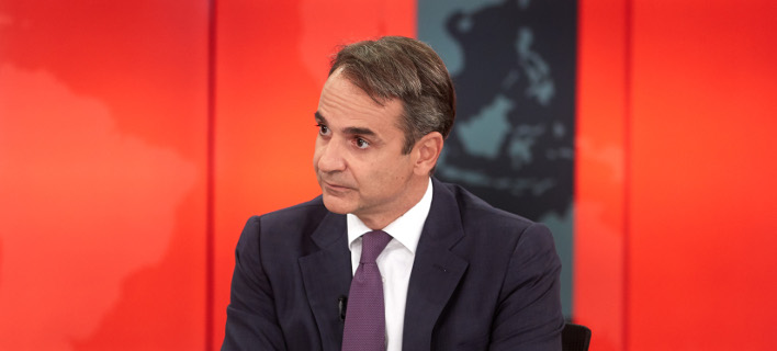 Ο Κυριάκος Μητσοτάκης στο δελτίο ειδήσεων του Alpha -Φωτογραφία: Intimenews/ Γρ. Τύπου ΝΔ/ΠΑΠΑΜΗΤΣΟΣ ΔΗΜΗΤΡΗΣ