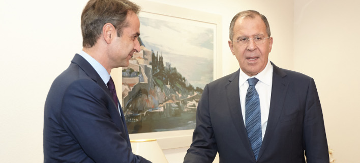 Συνάντηση Μητσοτάκη-Λαβρόφ -Ανησυχεί για τις δηλώσεις Ερντογάν ο πρόεδρος της ΝΔ