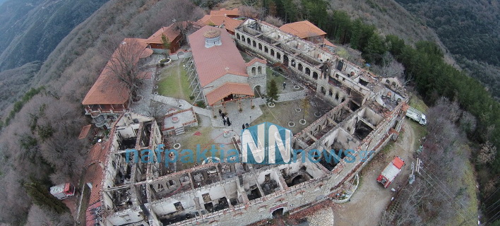 Η επόμενη μέρα της μεγάλης καταστροφής στην Ιερά Μονή Βαρνάκοβας [βίντεο]