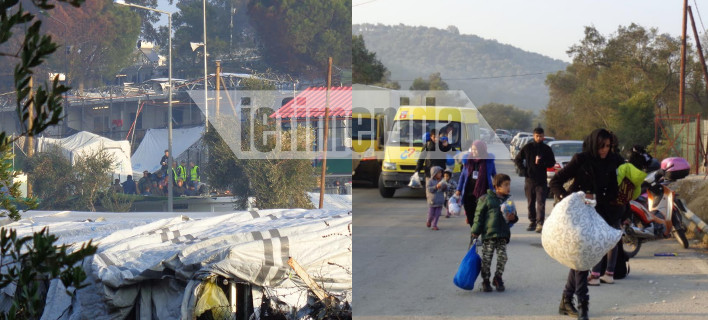 Το iefimerida στο hotspot της Μόριας -Χάος, εκρήξεις και 2 νεκροί [εικόνες]