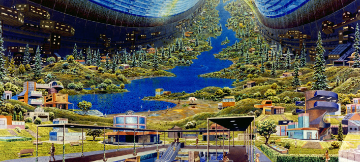 Πώς φανταζόταν η NASA τη ζωή σε μία διαστημική αποικία, στη δεκαετία του '70 [εικόνες]