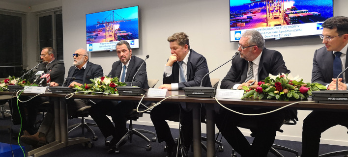 Υπεγράφη η σύμβαση παραχώρησης του 67% του ΟΛΘ (Φωτογραφία: ΤΑΙΠΕΔ)