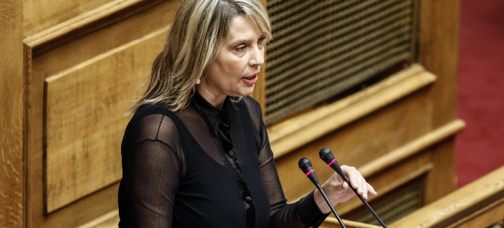 Η Κατερίνα Παπακώστα (Φωτογραφία: EUROKINISSI/ΓΙΩΡΓΟΣ ΚΟΝΤΑΡΙΝΗΣ)