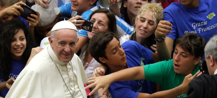 Ο Πάπας Φραγκίσκος/ Φωτογραφία: Gregorio Borgia/ AP