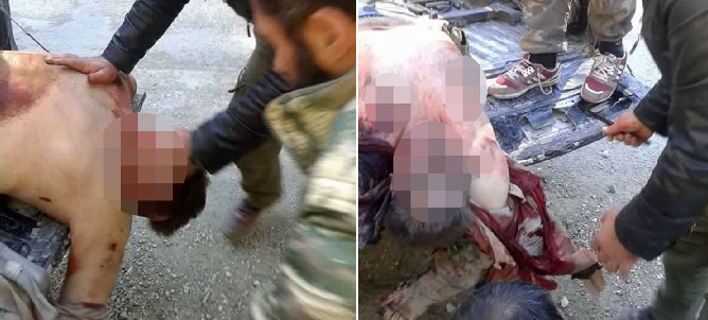 Φρίκη: Οι Τουρκομάνοι αντάρτες σέρνουν το πτώμα του Ρώσου πιλότου σε καρότσα [σκληρές εικόνες]