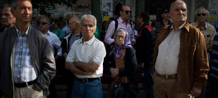 Συνταξιούχοι κατά υπ. Εργασίας /Φωτογραφία: AP
