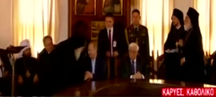 Η θερμή συνομιλία του Πούτιν με τον Εφραίμ στο Αγιο Ορος [βίντεο]