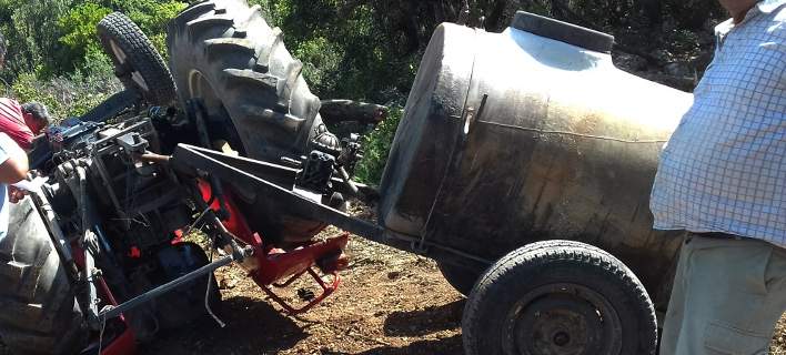 Τραγικός θάνατος για 58χρονο κοντά στην Αμφιλοχία -Τον καταπλάκωσε το τρακτέρ του