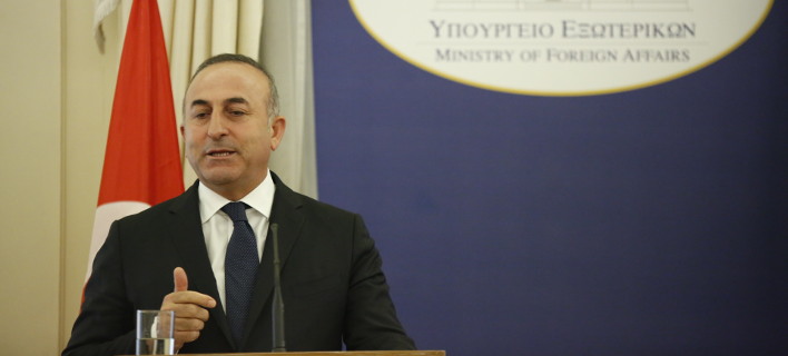 Ο υπ. Εξωτερικών της Τουρκίας (Φωτογραφία: EUROKINISSI/ΣΤΕΛΙΟΣ ΜΙΣΙΝΑΣ)