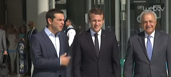 Νέο αφήγημα με υποσχέσεις επενδύσεων από τον Αλέξη Τσίπρα με "πλάτες" Εμανουέλ Μακρόν (ΦΩΤΟ)