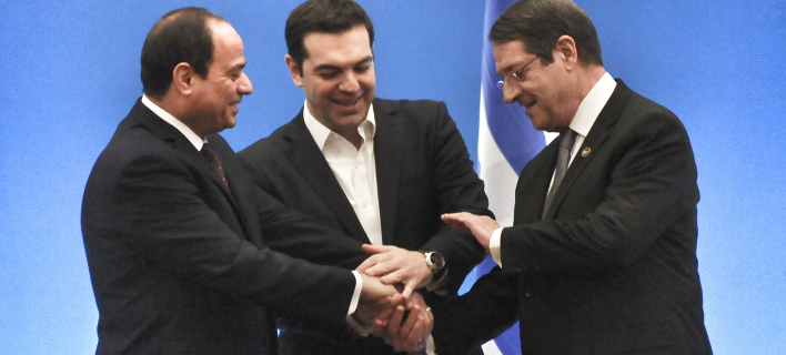 Κοινή συνάντηση Αναστασιάδη -Σίσι -Τσίπρα την Τρίτη, στην Κύπρο