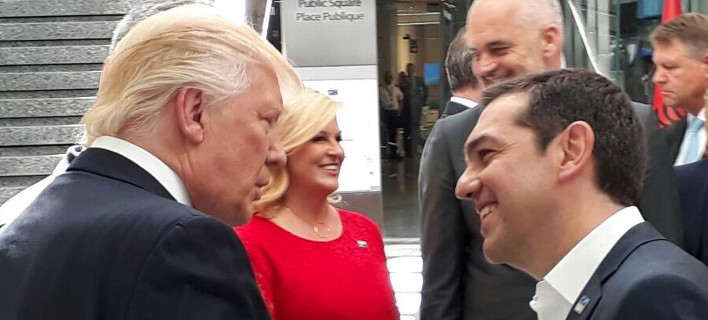 Στις Βρυξέλλες ο Τσίπρας -Συνάντησε τον Τραμπ στη Σύνοδο του ΝΑΤΟ [εικόνες]